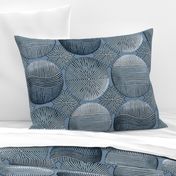 Tribal Shields - Blue - Design 1016593 - Bedroom Wallpaper