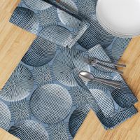 Tribal Shields - Blue - Design 1016593 - Bedroom Wallpaper