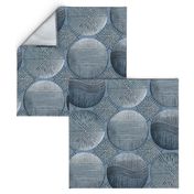 Tribal Shields - Blue - Design 1016593 - Bedroom Wallpaper