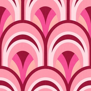 Art Deco Pink Arches
