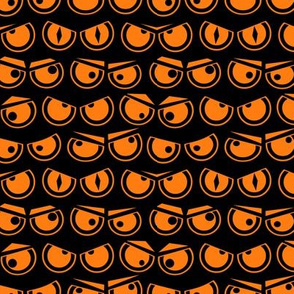  Spooky Halloween Creatures Eyeballs Orange