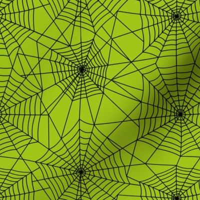 Spiderwebs - Green and Black