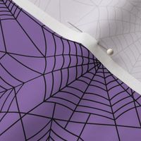 Spiderwebs - Purple and Black