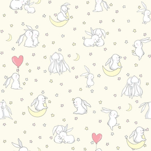 Good Night Bunnies Yellow