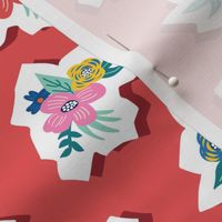 Flower Papercut  Stickers
