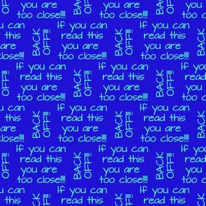 if you can read this aqua on blue