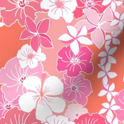 Orange & Pink Floral