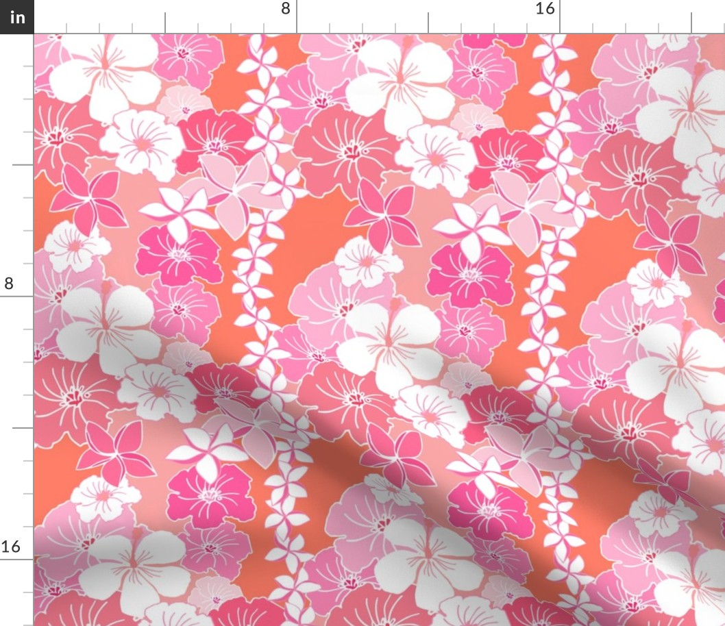 Orange & Pink Floral