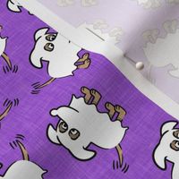 ghost dog - purple - halloween dogs - ghost - LAD20