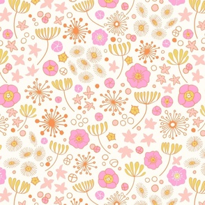Daisy Starburst in pink L by Pippa Shaw