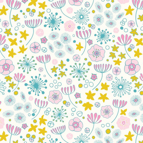 Daisy Starburst in turquoise L by Pippa Shaw