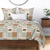 Canadian Wildlife cheater quilt