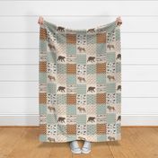 Canadian Wildlife cheater quilt