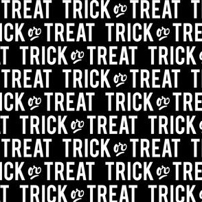 Trick or Treat - b&w - halloween - LAD20