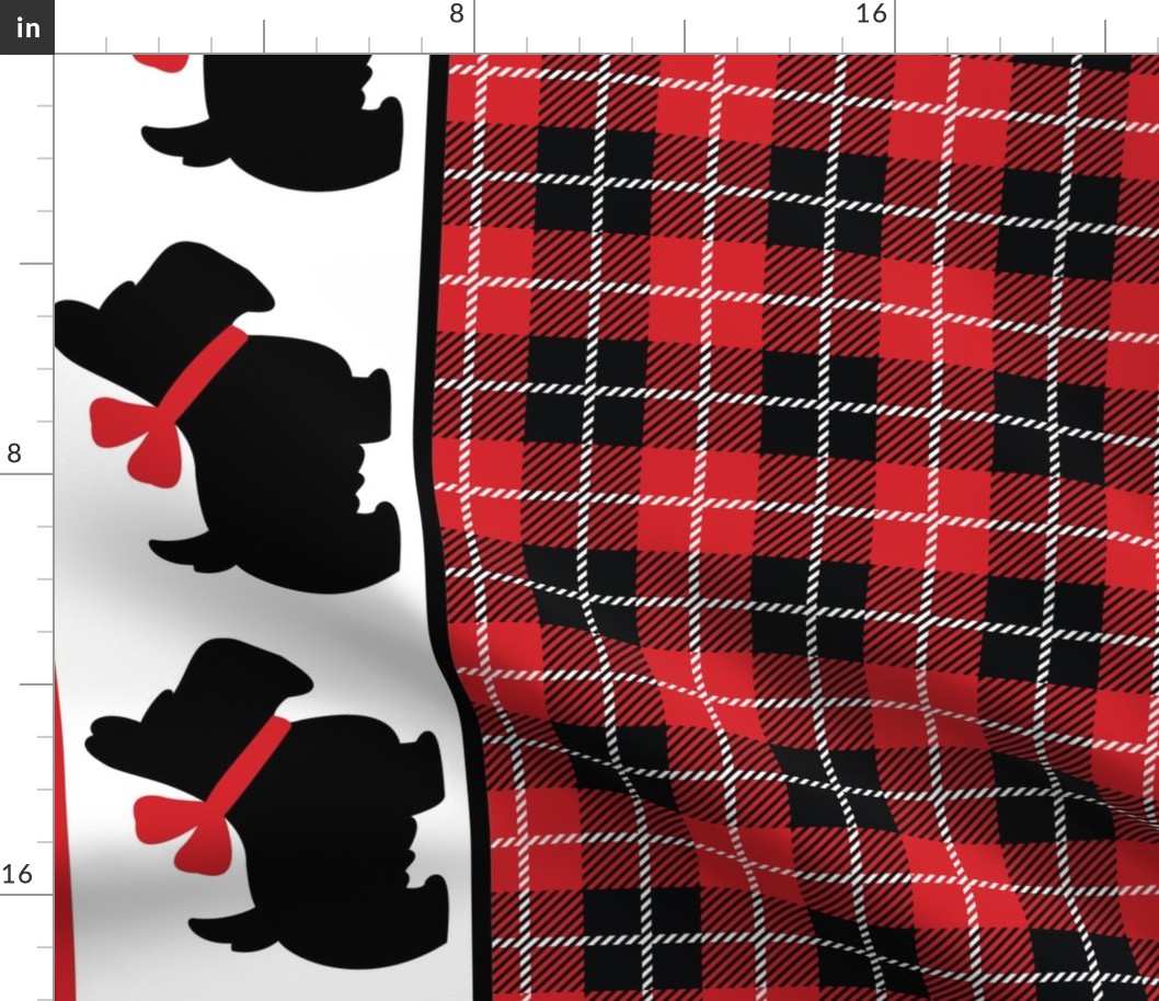 Scottie Plaid Panel