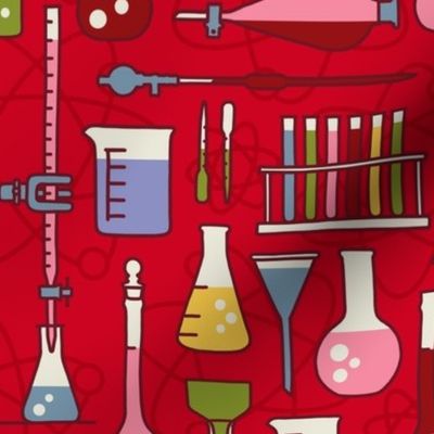 Chemistry Glasswear (Barbie Red)