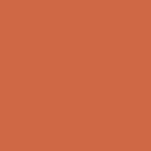 Red fox terracotta orange solid