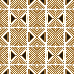 Tribal Light Brown Motif