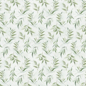 Botanical Sage Green Eucalyptus Watercolor