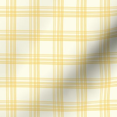 Little Pere's yellow line tartan