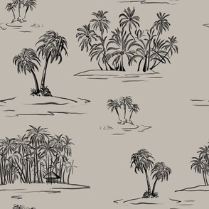 Tropical Island Jungle - Sand