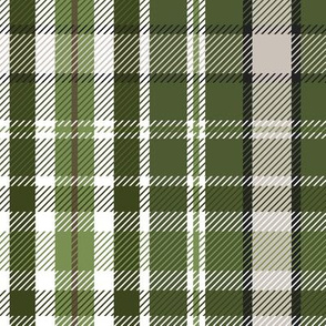 Wilderness Plaid - Hunter Green Large Scale