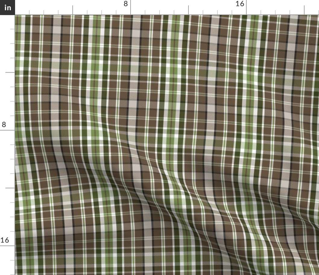 Wilderness Plaid - Brown Regular Scale