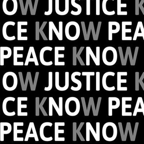 Know Justice Know Peace Large