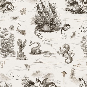 Sea Dragon Fabric, Wallpaper and Home Decor | Spoonflower