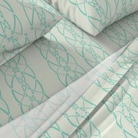 Textured trellis - sea foam blue 