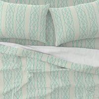 Textured trellis - sea foam blue 