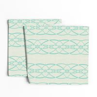 Textured trellis - sea foam blue 