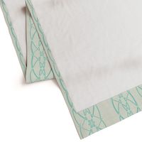 Textured trellis - sea foam blue 