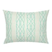 Textured trellis - sea foam blue 