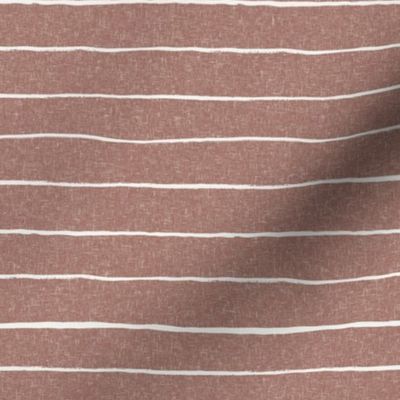 painted stripes fabric - baby nursery linen look fabric - sfx1321