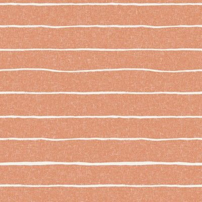 painted stripes fabric - baby nursery linen look fabric - sfx1328