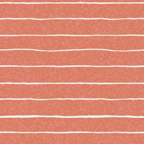 painted stripes fabric - baby nursery linen look fabric - sfx1436 apricot