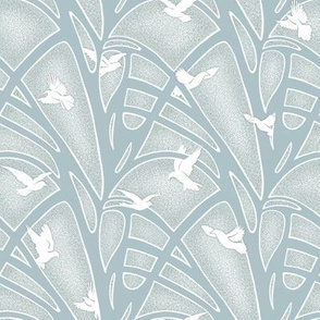 Quiet Spaces: Calming Breeze Small | Soft Cool Grays