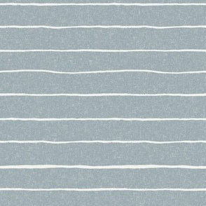 painted stripes fabric - baby nursery linen look fabric - sfx4305 quarry