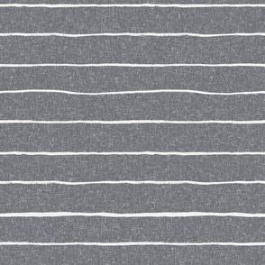 painted stripes fabric - baby nursery linen look fabric - sfx4005