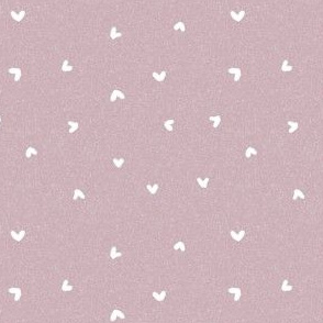 mini hearts fabric - dainty hearts design -sfx1905 lilac