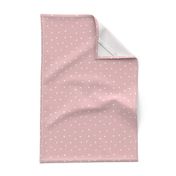 mini hearts fabric - dainty hearts design -sfx1611 powder pink