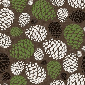 Pinecone Pathway - Brown Green RegularScale