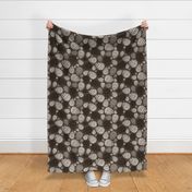 Pinecone Pathway - Brown Taupe Large Scale