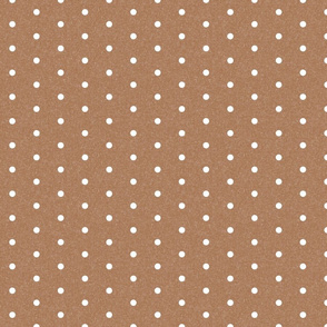 mini dots fabric - minimal dot, swiss dots - sfx1336 pecan