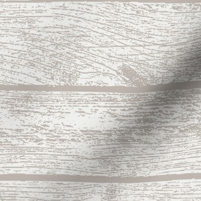 Woodland - Faux Wood Plank Texture Taupe Large Scale