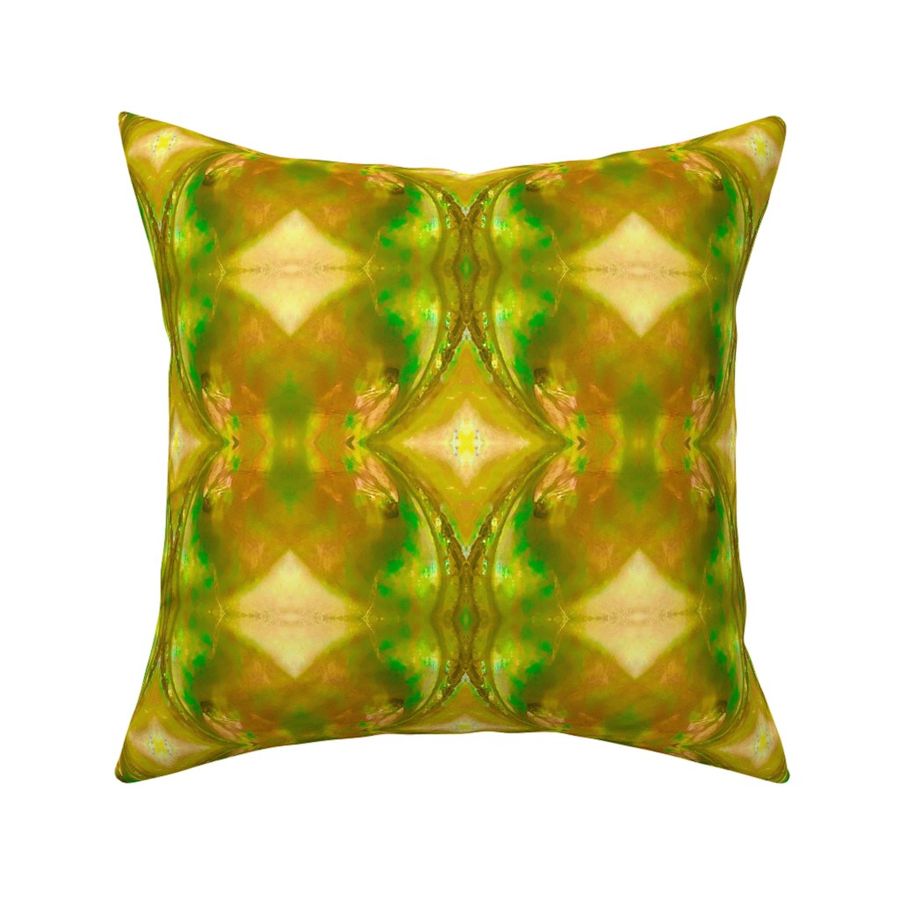 ancient goddess golden green yellow peach Neo Art Deco table runner tablecloth napkin placemat dining pillow duvet cover throw blanket curtain drape upholstery cushion duvet cover wallpaper fabric living decor