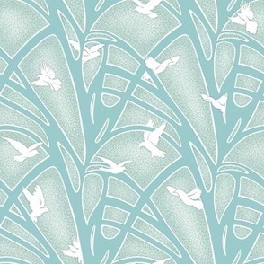 Quiet Spaces: Calming Breeze Small | Soft Aqua