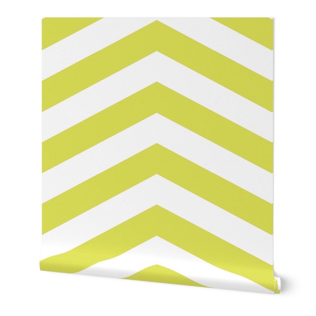 Chartreuse Chevron