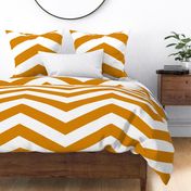 Orange and White Chevron